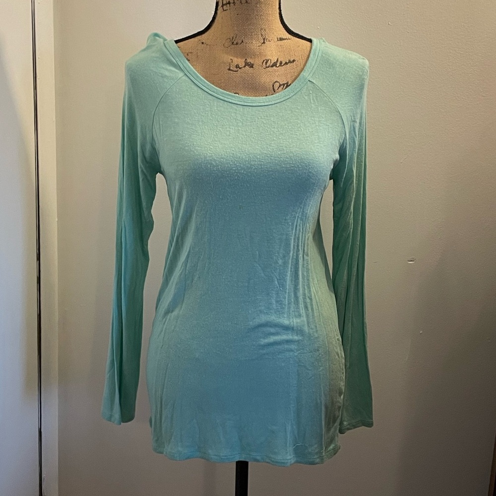 American Dream Mint Green Long Sleeve Tee
